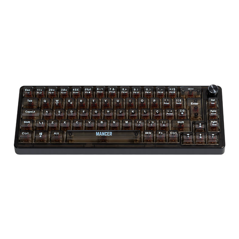 Teclado Mecanico Mancer Black Ghost V2, Rainbow, Switch Huano Vermelho, MCR-BKG-RBW02 - miniatura 7