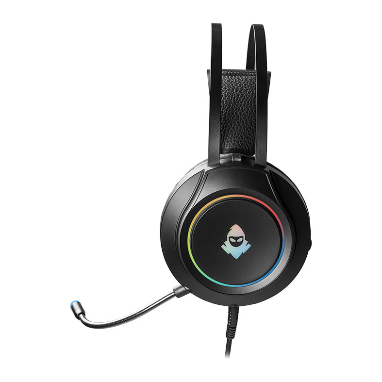 Headset Gamer Mancer Crater, Rainbow, Drivers 50mm, Preto, MCR-CRT-RGB01 - miniatura 3