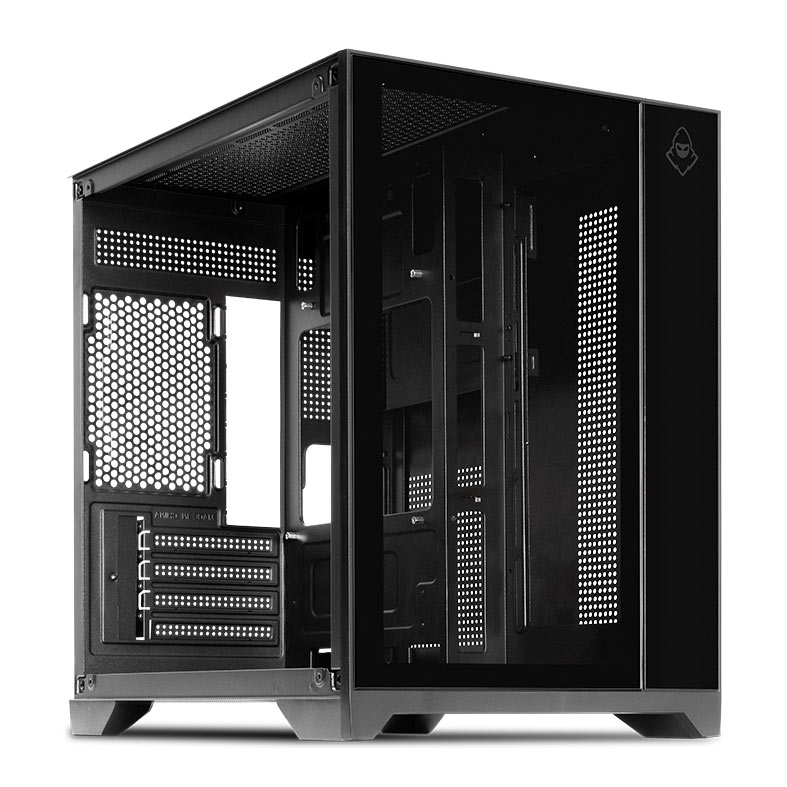 Gabinete Gamer Mancer CV100, Mid-Tower, Lateral De Vidro, Preto, MCR-CV100-BK - miniatura 4