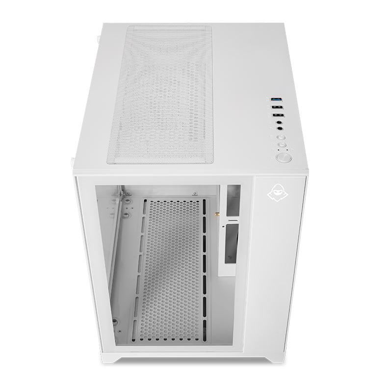 Gabinete Gamer Mancer CV100, Mid-Tower, Lateral De Vidro, Branco, MCR-CV100-WH - miniatura 5