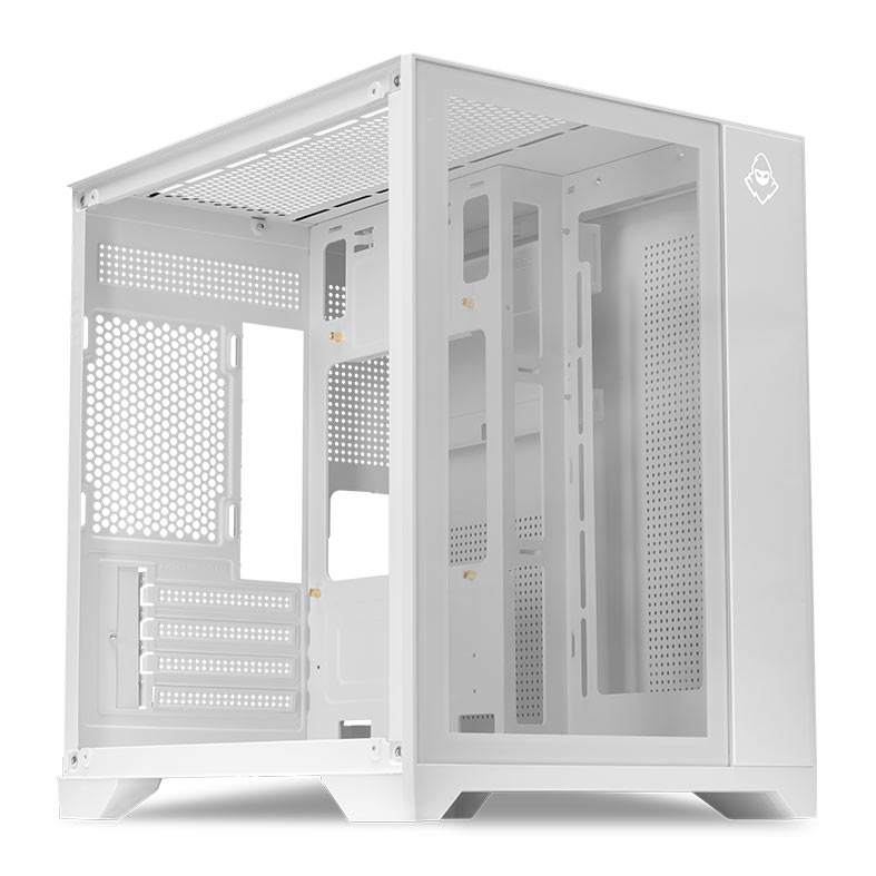 Gabinete Gamer Mancer CV100, Mid-Tower, Lateral De Vidro, Branco, MCR-CV100-WH - miniatura 4