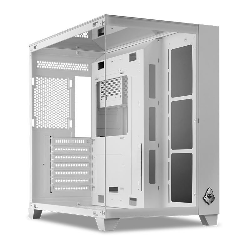 Gabinete Gamer Mancer CV550, Mid-Tower, Lateral de Vidro, Branco, MCR-CV550-WH - miniatura 3