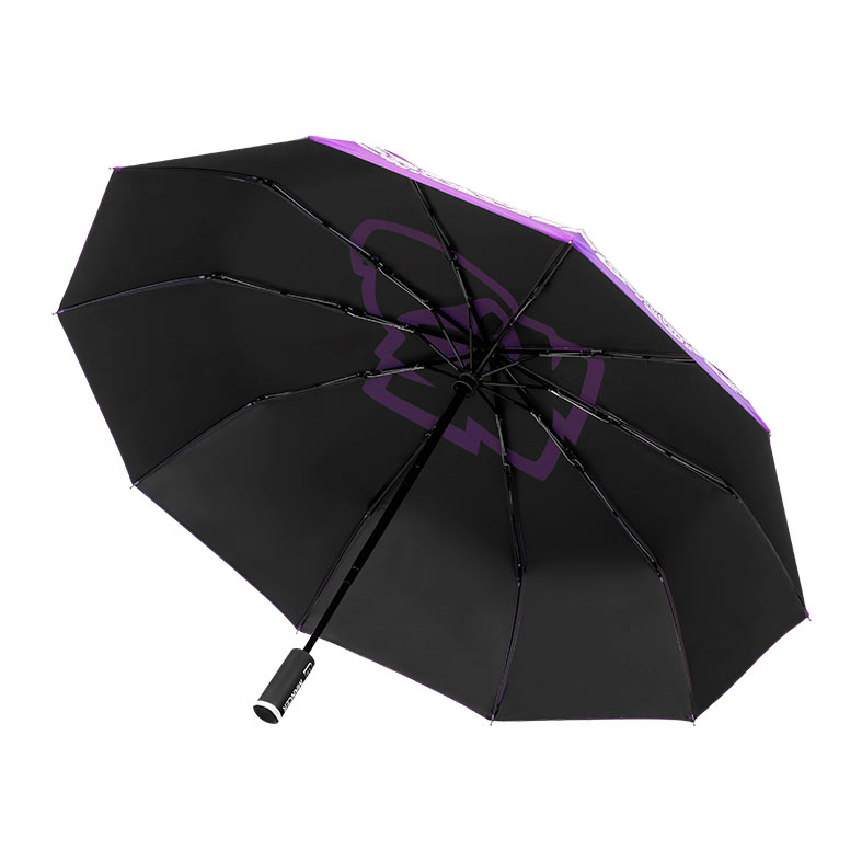 Guarda Chuva Mancer Flowers, Compacto, Roxo, MCR-GCCPT-FLWPRP - miniatura 4