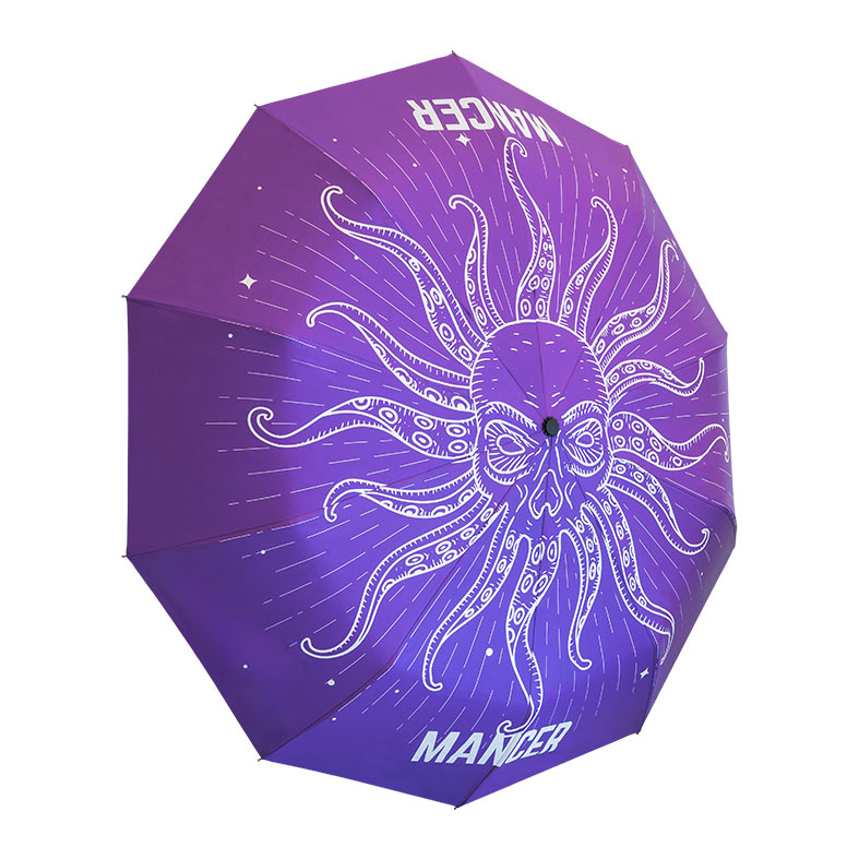 Guarda Chuva Mancer Kraken, Compacto, Roxo, MCR-GCCPT-KRKPRP