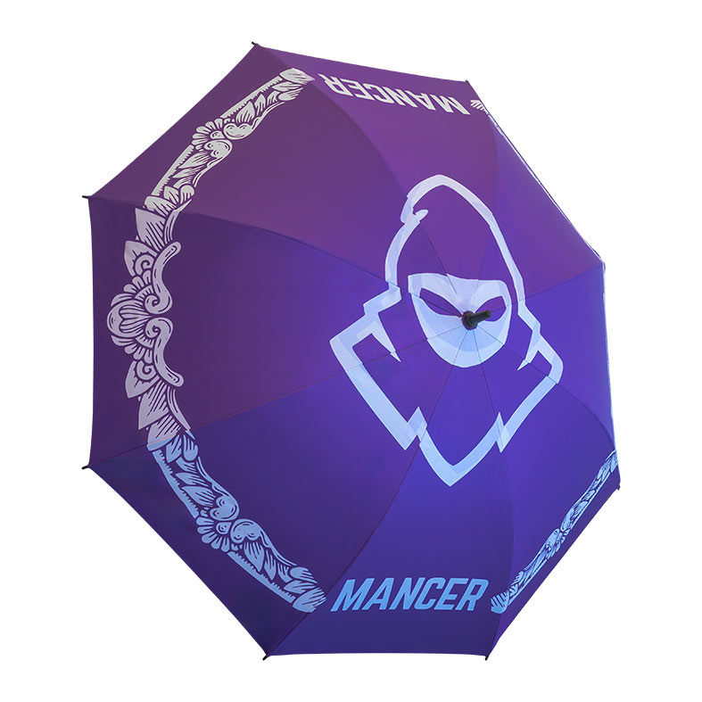 Guarda Chuva Mancer Flowers, Grande, Roxo, MCR-GCGD-FLWPRP