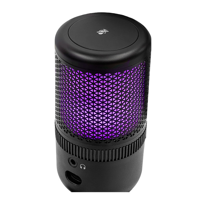 Microfone Mancer Horcrux, RGB, USB, Preto, MCR-HCRX-BL01 - miniatura 6
