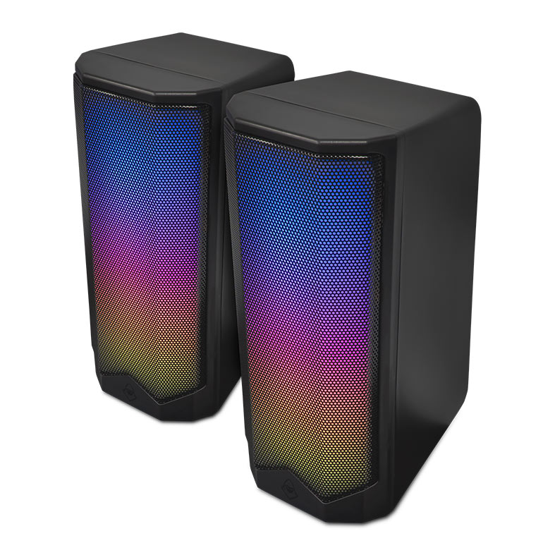 Caixa de Som Mancer Helmet, RGB, 2x3W RMS, USB, Preto, MCR-HMT-RGB01 - miniatura 4