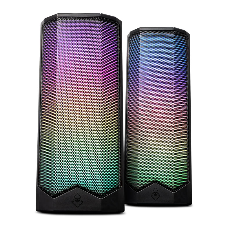 Caixa de Som Mancer Helmet, RGB, 2x3W RMS, USB, Preto, MCR-HMT-RGB01 - miniatura 3