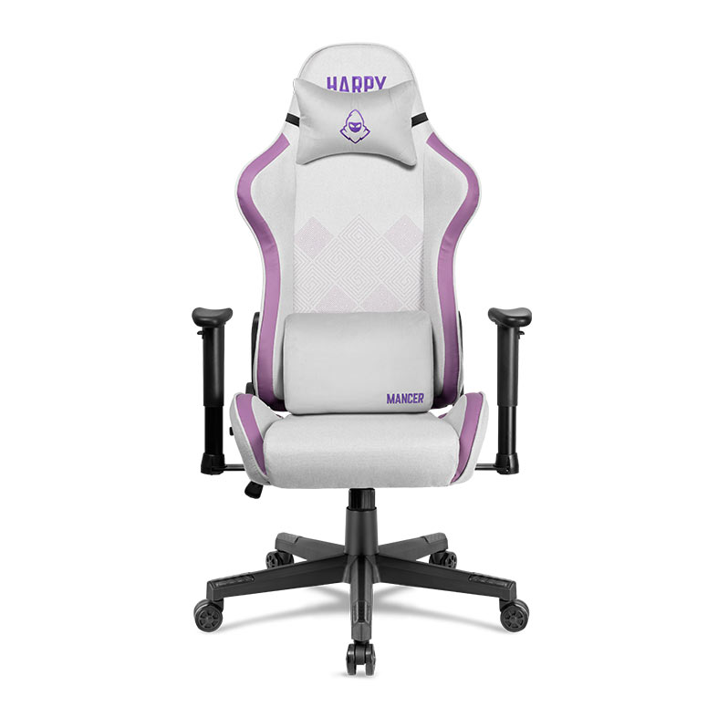 Cadeira Gamer Mancer Harpy SL, Branco e Roxo, MCR-HRPSL-WTPRP - miniatura 3