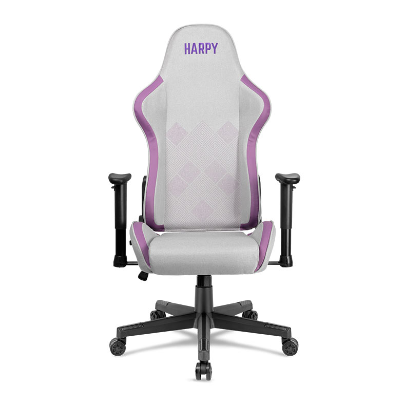 Cadeira Gamer Mancer Harpy SL, Branco e Roxo, MCR-HRPSL-WTPRP - miniatura 5