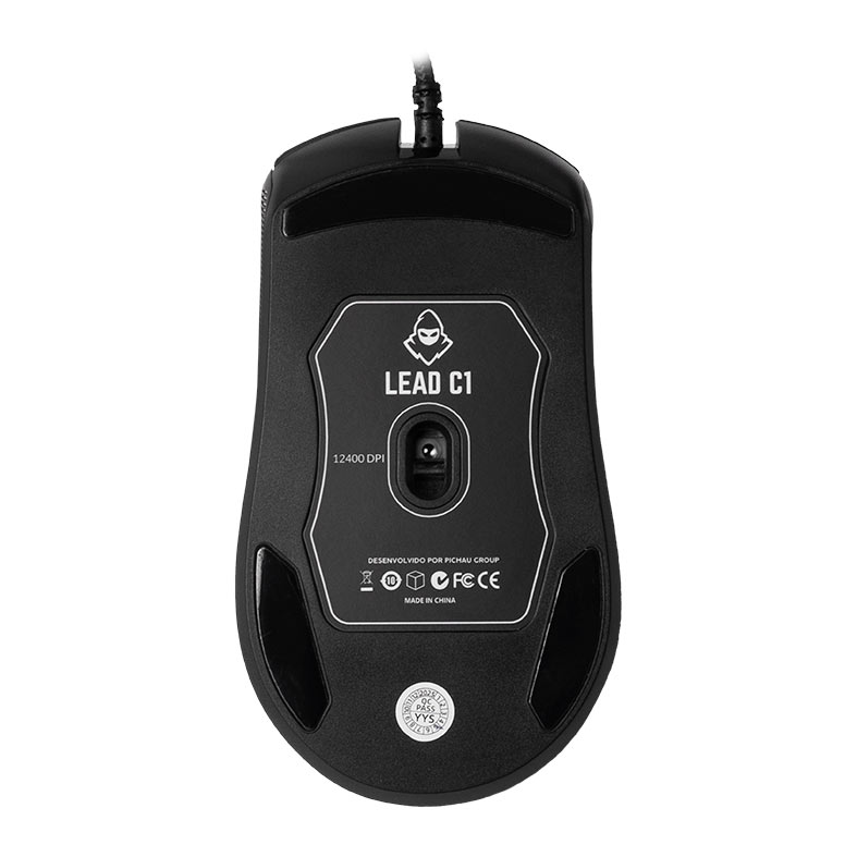 Mouse Gamer Mancer Lead C1, RGB, 12400DPI, 7 Botoes, Preto, MCR-LDC1-RGB01 - miniatura 5