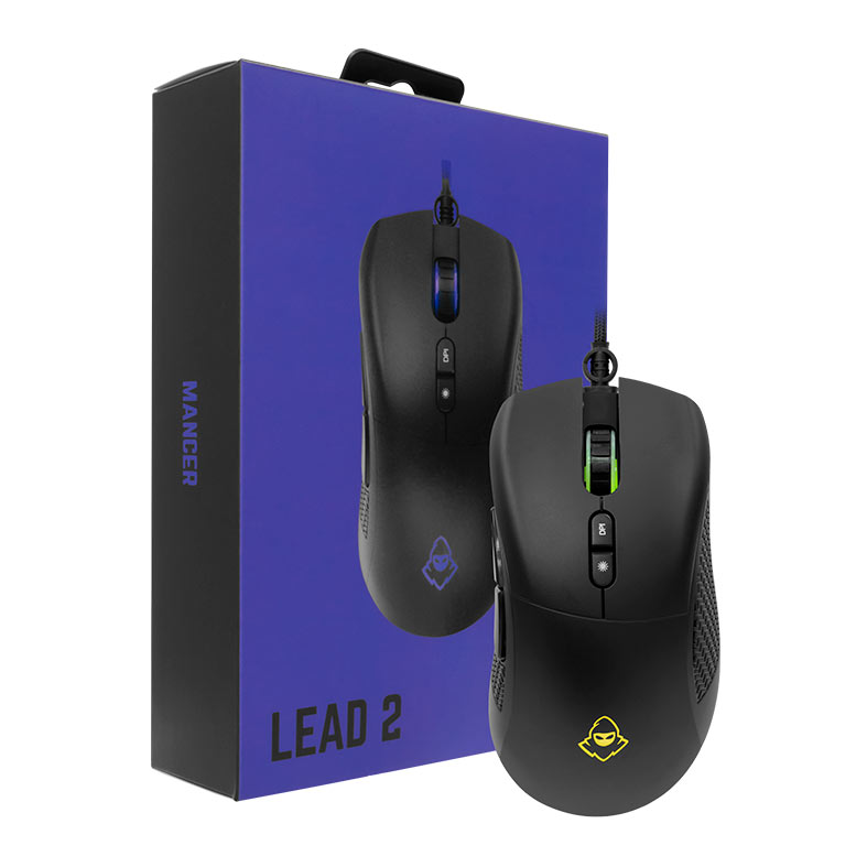 Mouse Gamer Mancer Lead 2, RGB, 12400DPI, 7 Botoes, Preto, MCR-LEAM2-RGB01 - miniatura 8