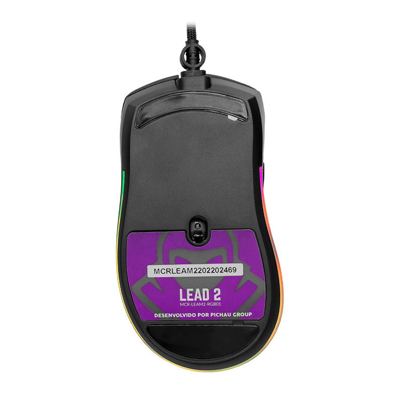 Mouse Gamer Mancer Lead 2, RGB, 12400DPI, 7 Botoes, Preto, MCR-LEAM2-RGB01 - miniatura 7