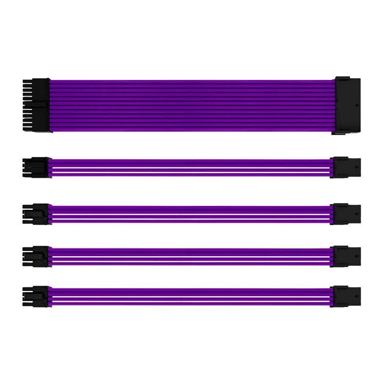 Kit Cabo Sleeved Mancer MR115, 1x24P, 1x4+4P, 3x6+2P, Roxo, MCR-MR115-PRP - imagem 1