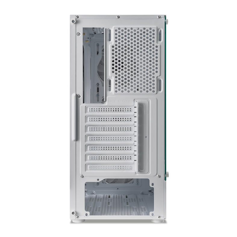 Gabinete Gamer Mancer Narok V2, Rainbow, Mid-Tower, Lateral de Vidro, Com 3 Fans, Branco, MCR-NRKWH-V2 - miniatura 7