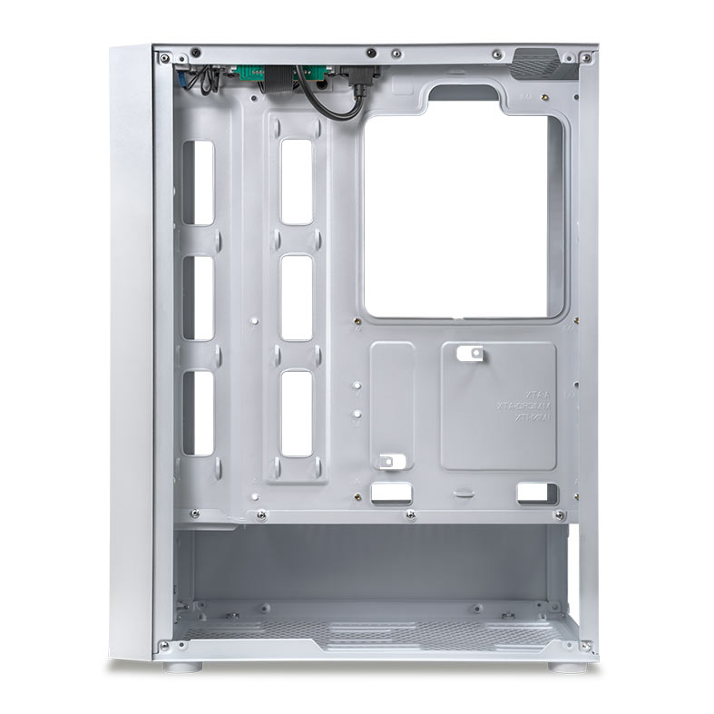 Gabinete Gamer Mancer Narok V2, Rainbow, Mid-Tower, Lateral de Vidro, Com 3 Fans, Branco, MCR-NRKWH-V2 - miniatura 5