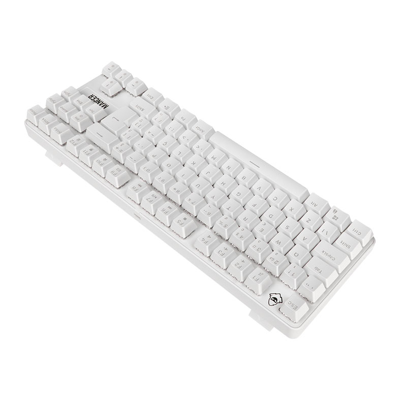 Teclado Mecanico Mancer Shade MK3, Rainbow, Switch Huano Vermelho, Branco, MCR-SHM3-WH01 - miniatura 6