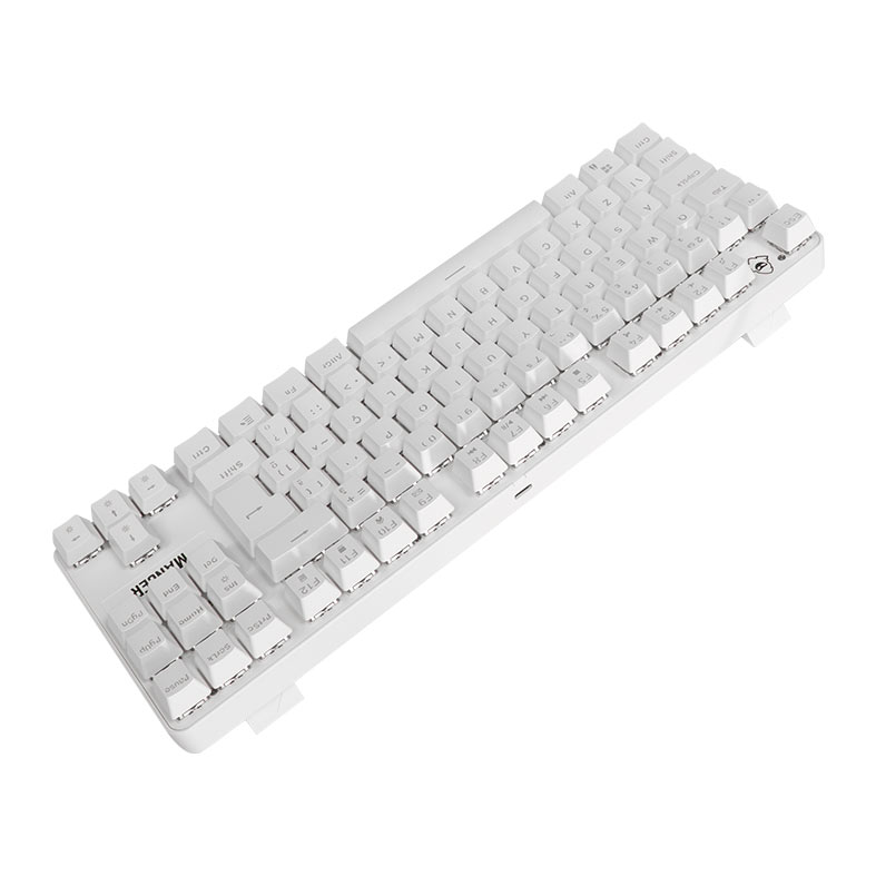 Teclado Mecanico Mancer Shade MK3, Rainbow, Switch Huano Vermelho, Branco, MCR-SHM3-WH01 - miniatura 5
