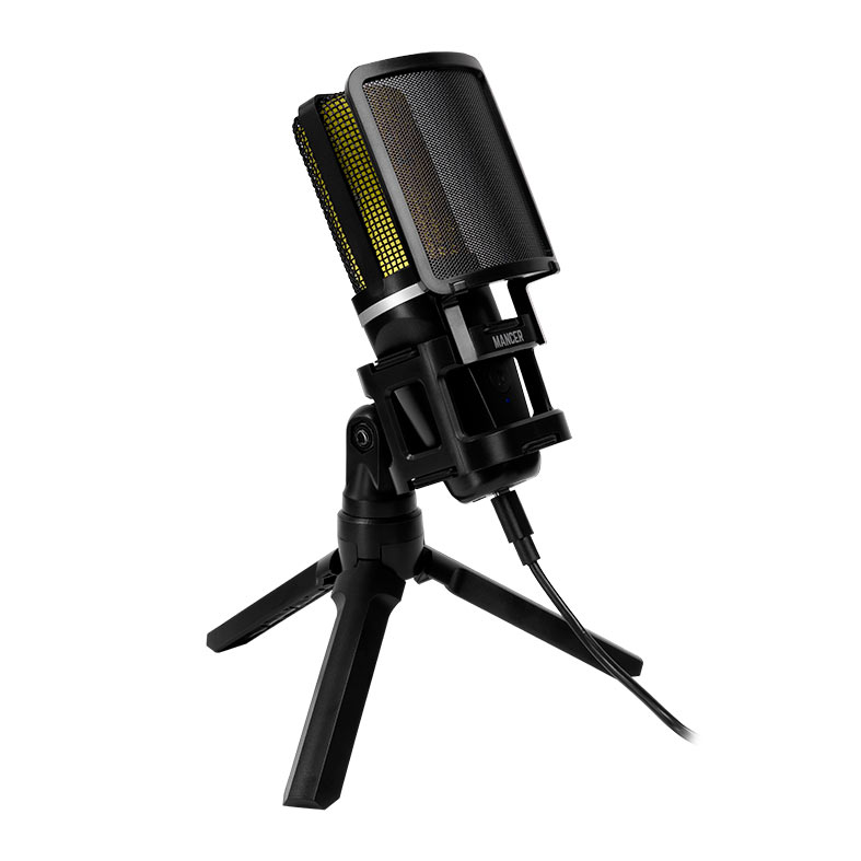 Microfone Mancer Selkie, Rainbow, USB, Preto, MCR-SLK-BL01 - miniatura 3