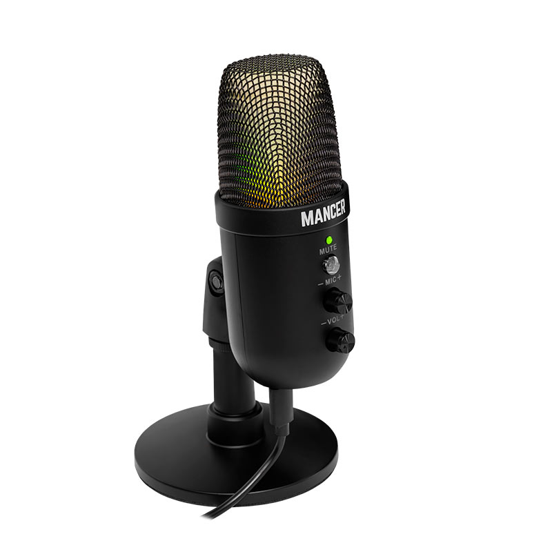 Microfone Mancer Selkie Pro, Rainbow, USB, Preto, MCR-SLKP-BL01 - miniatura 3
