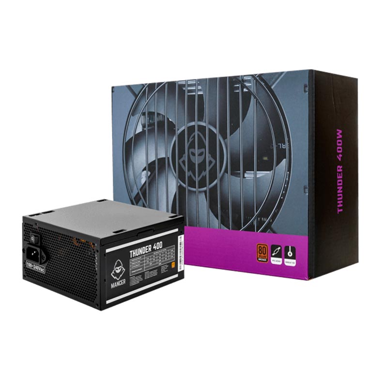 Fonte Mancer Thunder 400W Bronze 80 Plus, MCR-THR400-BL01 - miniatura 6