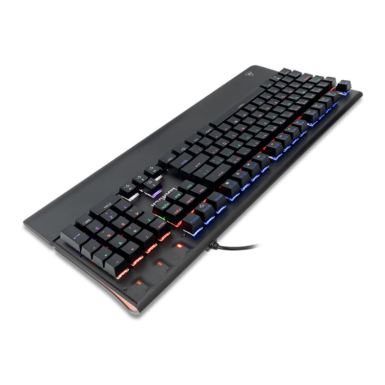 Teclado Mecanico Mancer Tharix, Rainbow, ABNT2, Switch Vermelho, Preto, MCR-THX-RBW01 - miniatura 5