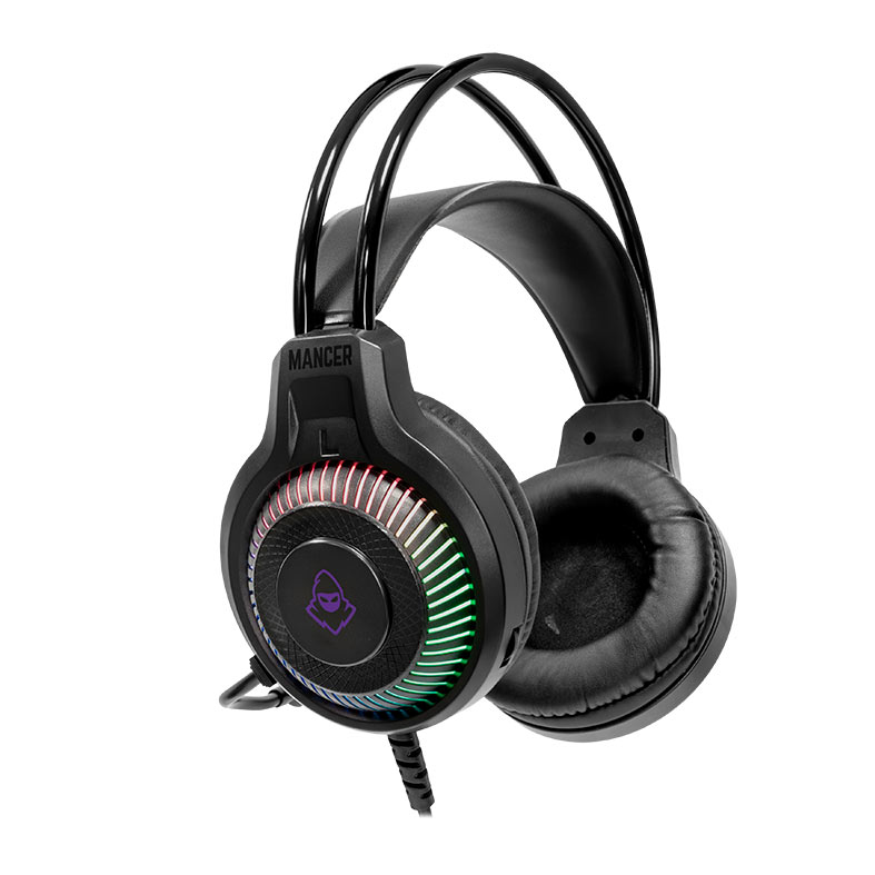 Headset Gamer Mancer Twilight S, Rainbow, Drivers 40mm, Preto, MCR-TLTS-RGB01 - miniatura 4