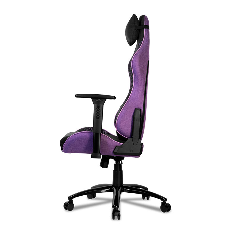 Cadeira Gamer Mancer Tyr C, Espuma Moldada, Braco 3D, Tecido, Preto e Roxo, MCR-TRC-FB - miniatura 7