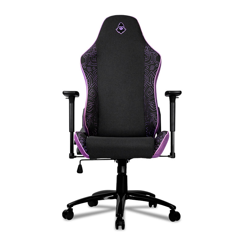 Cadeira Gamer Mancer Tyr C, Espuma Moldada, Braco 3D, Tecido, Preto e Roxo, MCR-TRC-FB - miniatura 5