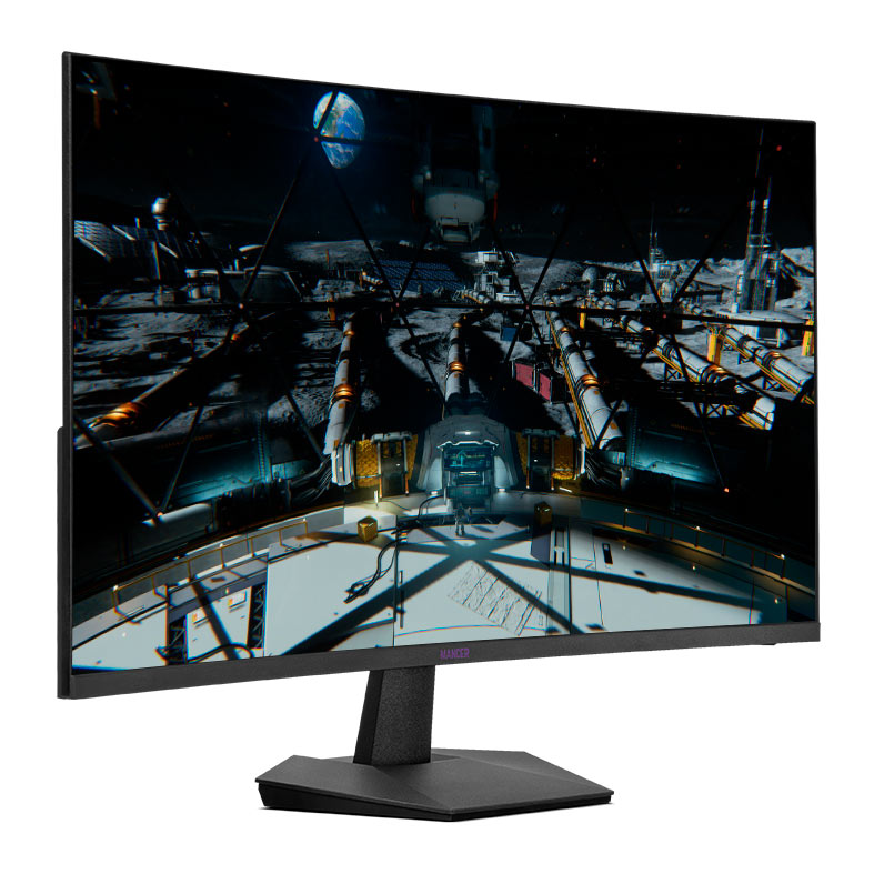 PRE VENDA - Monitor Gamer Mancer Valak UZ3, 31.5 Pol, VA, Curvo, FHD, 1ms, 165Hz, HDMI/DP, MCR-VLKUZ3-BL01 - miniatura 3