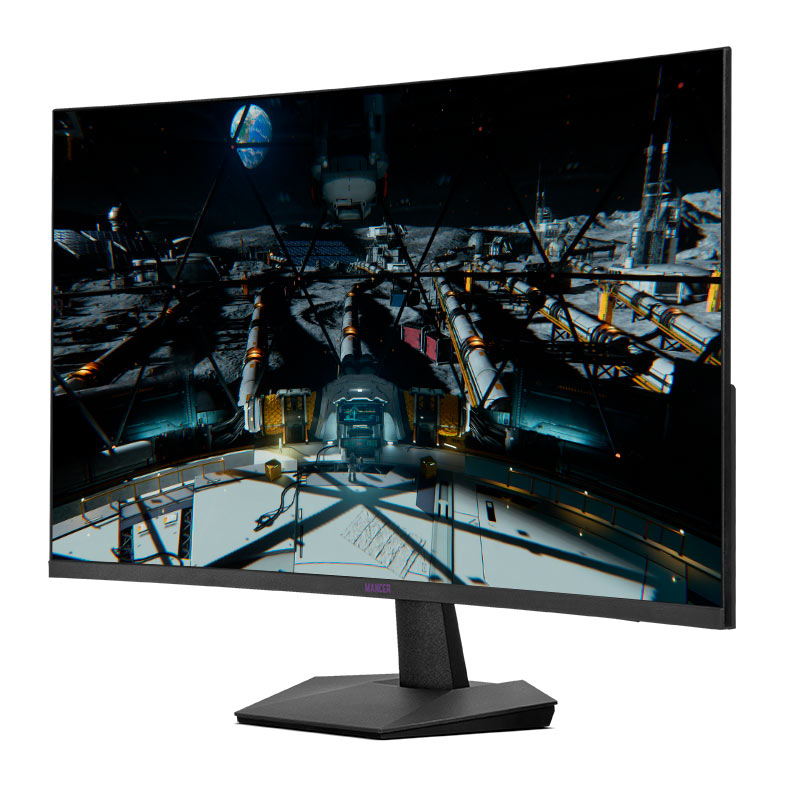 PRE VENDA - Monitor Gamer Mancer Valak UZ3, 31.5 Pol, VA, Curvo, FHD, 1ms, 165Hz, HDMI/DP, MCR-VLKUZ3-BL01 - miniatura 4