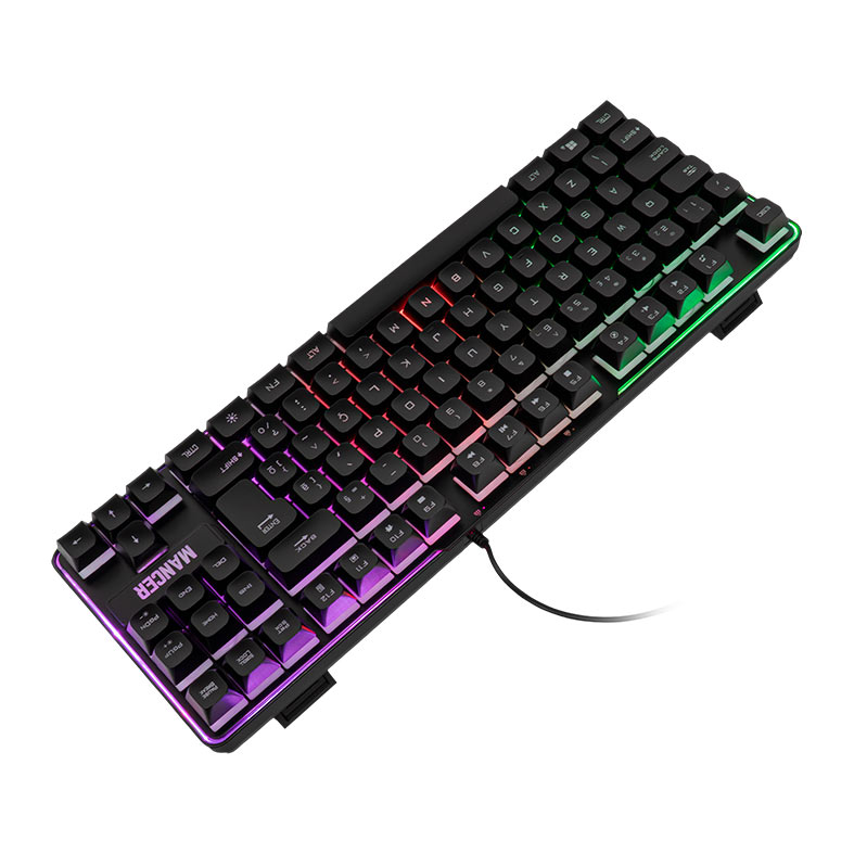 Teclado Gamer Mancer Veyra, Rainbow, ABNT2, Preto, MCR-VYRA-RBW01 - miniatura 5