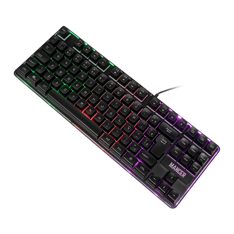 Teclado Gamer Mancer Veyra, Rainbow, ABNT2, Preto, MCR-VYRA-RBW01 - miniatura 4