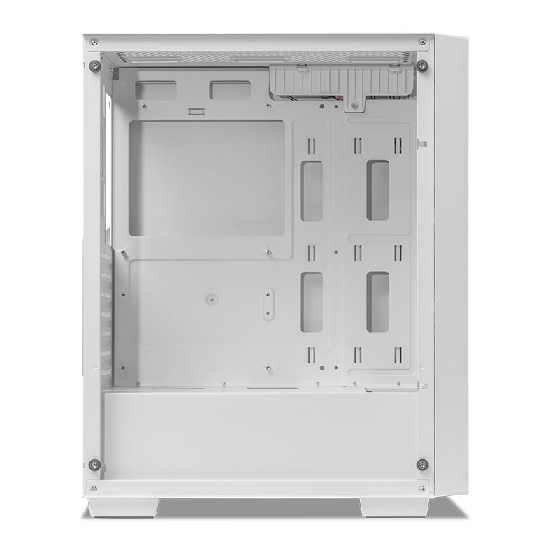 Gabinete Gamer Mancer Ward V2, Rainbow, Mid-Tower, Lateral De Vidro, Com 3 Fans, Branco, MCR-WRDV2-WH - miniatura 7