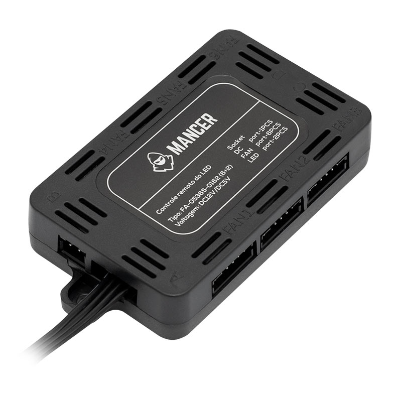 Kit Ventoinhas Mancer Z100 RGB 3x120mm + Controladora, MCR-Z10RGB-01 - miniatura 8