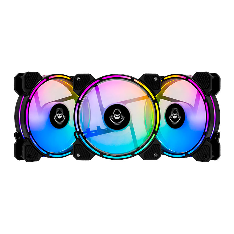 Kit Ventoinhas Mancer Z200, 3x120mm, RGB, MCR-Z20RGB-01 - miniatura 3