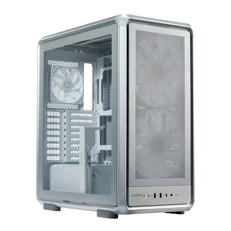 Gabinete Gamer Cooler Master Masterframe 500 Mesh, Mid-Tower, Com 3 Fans, Prata, MF500M-SHNN-S00 - miniatura 4