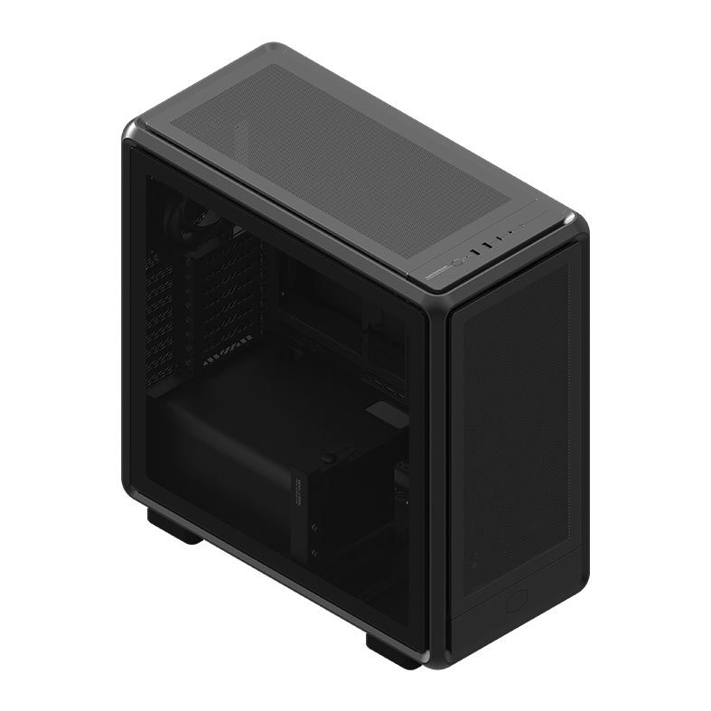 Gabinete Gamer Cooler Master Masterframe 600 Mesh, ARGB, Mid-Tower, Com 3 Fans, Preto, MF600M-KGNN-S01 - miniatura 6