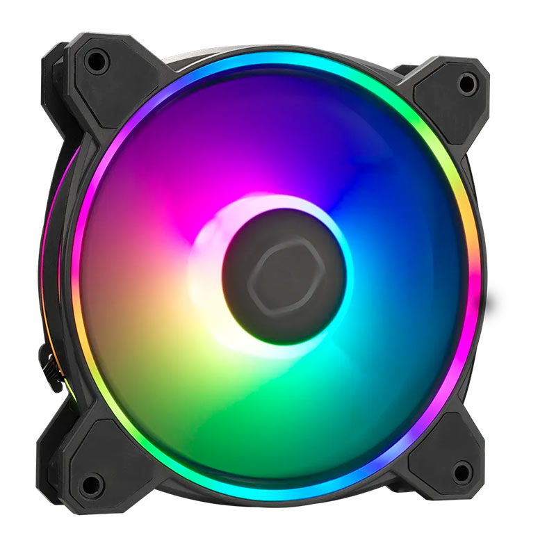 Kit Ventoinhas Cooler Master MF120 Halo 2, ARGB, 3x120mm, Preto, MFL-B2DN-213P2-R2 - miniatura 4