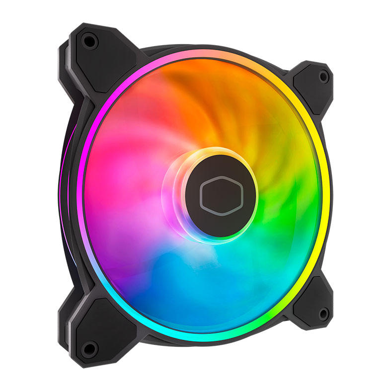 Ventoinha Cooler Master Masterfan MF140 Halo 2 RGB, 140mm, Preta, MFL-B4DN-16NP2-R2 - miniatura 3