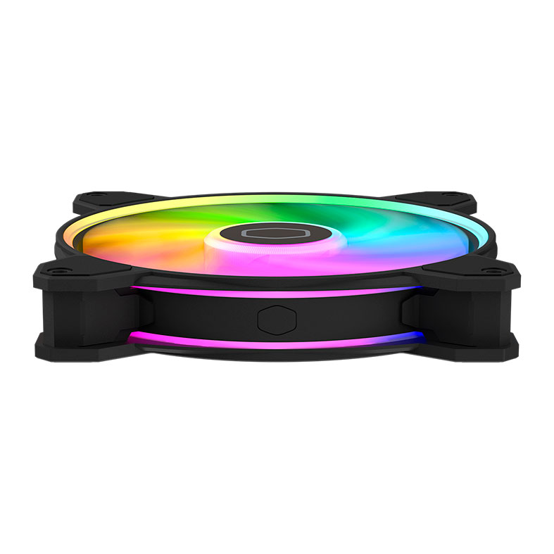 Ventoinha Cooler Master Masterfan MF140 Halo 2 RGB, 140mm, Preta, MFL-B4DN-16NP2-R2 - miniatura 4