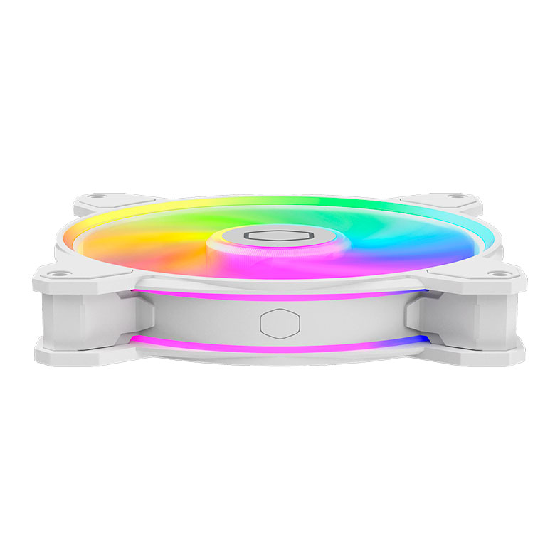 Ventoinha Cooler Master Masterfan MF140 Halo 2 RGB, 140mm, Branca, MFL-B4DW-16NP2-R2 - miniatura 4