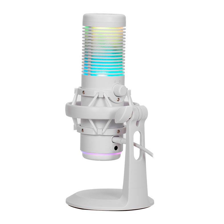 Microfone Gamer Marvo MIC-07 Blast 60, RGB, USB, Branco, MIC-07-WH - miniatura 4