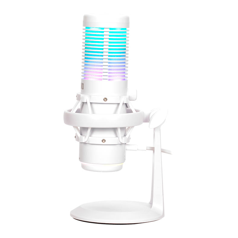 Microfone Gamer Marvo MIC-07 Blast 60, RGB, USB, Branco, MIC-07-WH - miniatura 6