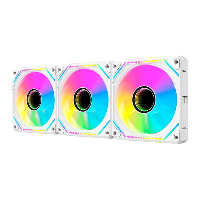 Kit Ventoinhas Alseye Mirror Pro Max, ARGB, 3x120mm, Branco, MIRROR-PRO-MAX-W - miniatura 3