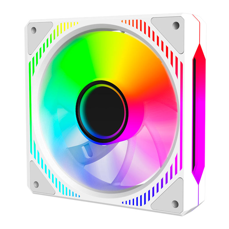 Ventoinha Alseye Mirror, ARGB, 120mm, Branco, MIRROR-W-P - miniatura 4