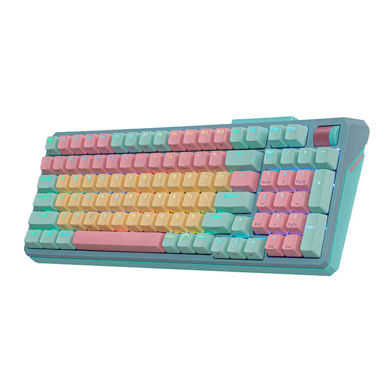 Teclado Mecanico Cooler Master MK770, RGB, Wireless, Switch Kailh Box V2 White, Macaron, MK-770-MCKW1-US - miniatura 4