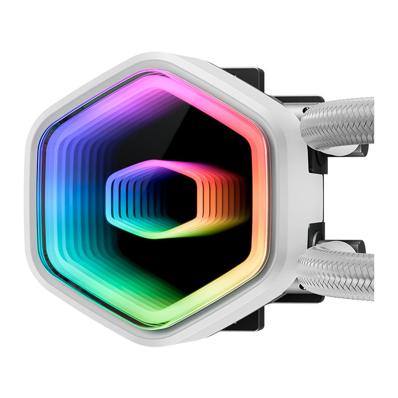 Water Cooler Cooler Master Masterliquid 360 Core II, ARGB, 360mm, Branco, MLW-D36M-A18PA-RW - miniatura 5