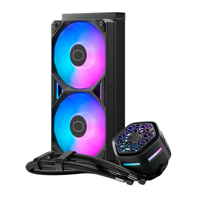 Water Cooler Cooler Master Masterliquid Atmos II VRM Fan, ARGB, 240mm, Preto, MLX-D24M-A25SZ-V1 - miniatura 3