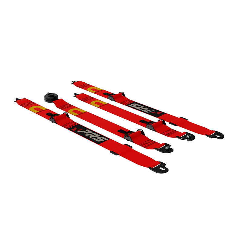 Cinto de Seguranca 4 Pontos Pro Racing MOT0500, Vermelho, MOT0500 - miniatura 5